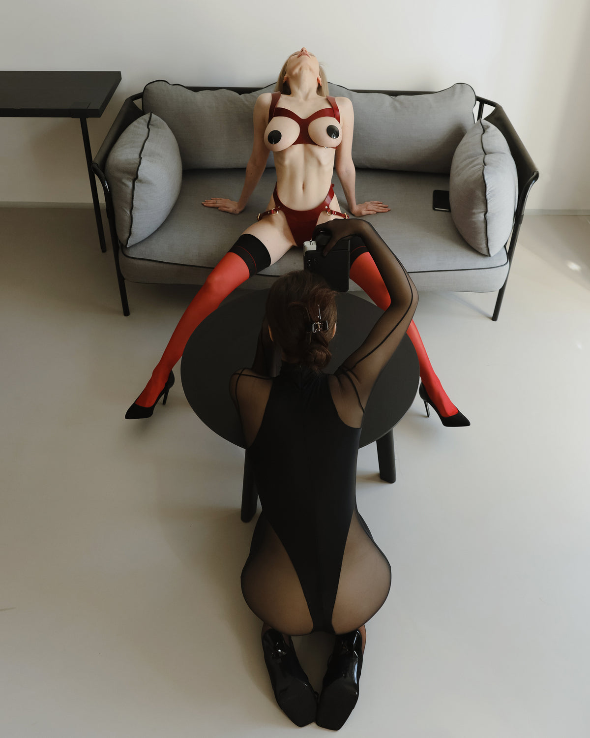 New leather lingerie sets: CARMEN & BELLE