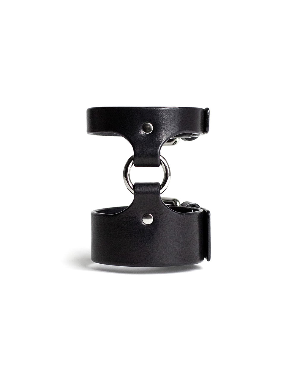 anoeses black leather bracelet