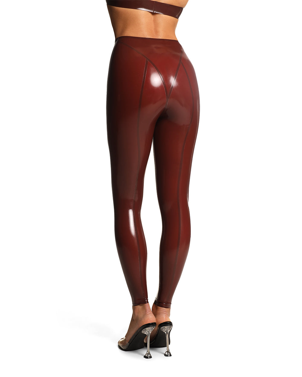 Leggings „Sai“ Braun