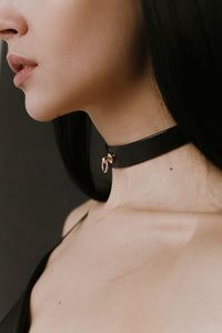 leather choker