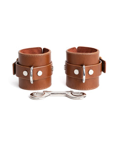 Hand & Ankle cuffs "Tove" Brown