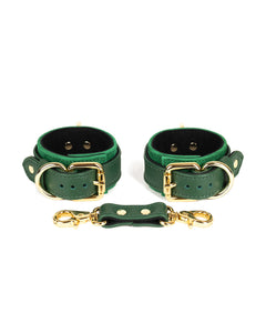 Hand & Ankle cuffs "Aura" Green Sale