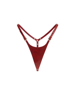 anoeses leather panties red