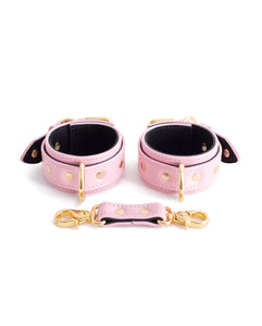 Hand & Ankle cuffs "Aura" Pink