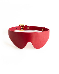anoeses red blindfold leather mask