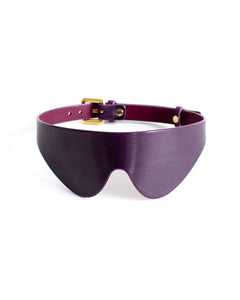 anoeses violet blindfold leather mask