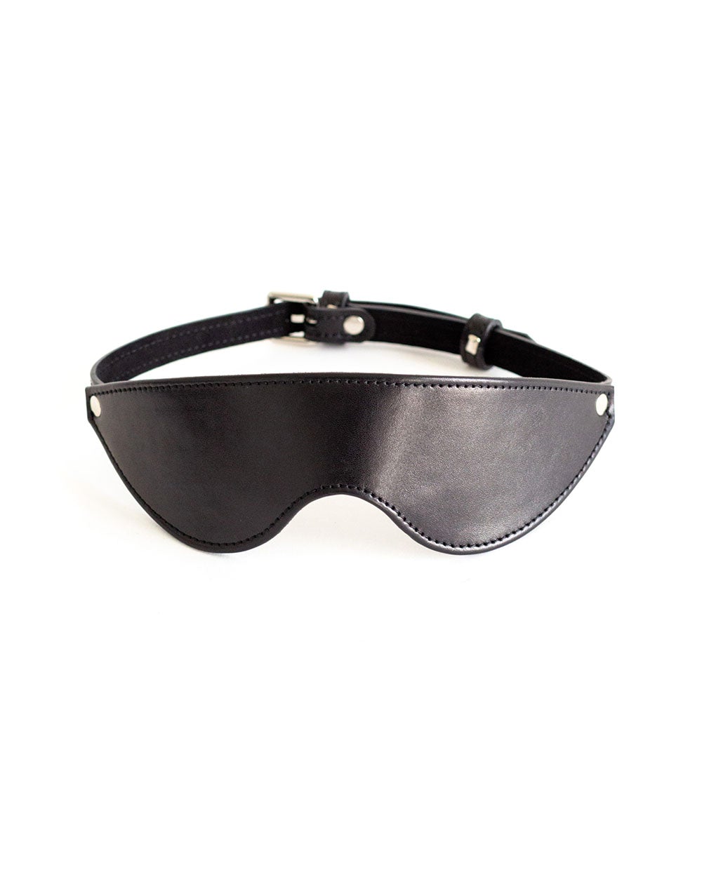 Black Mystery Blindfold Faux Leather Eye Guard Mask Nose Cover Woman  Cosplay