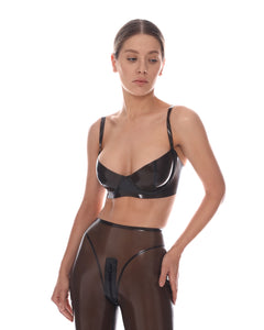 The NOIR Collection - Latex Bra Top